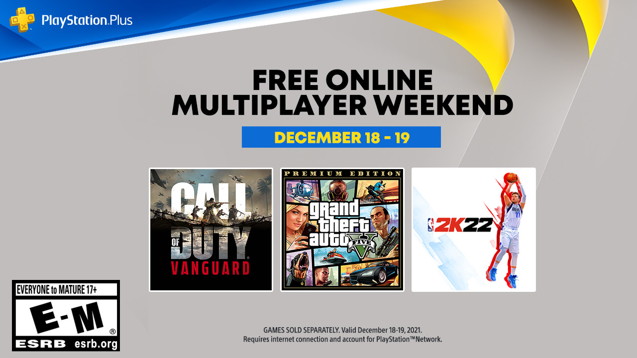 PlayStation® Plus  Free Online Multiplayer Weekend 